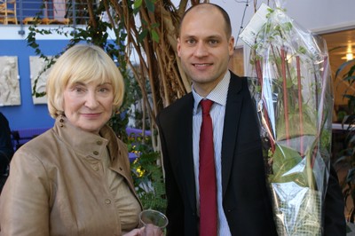Eskil Mattsson och Sandra Brown 